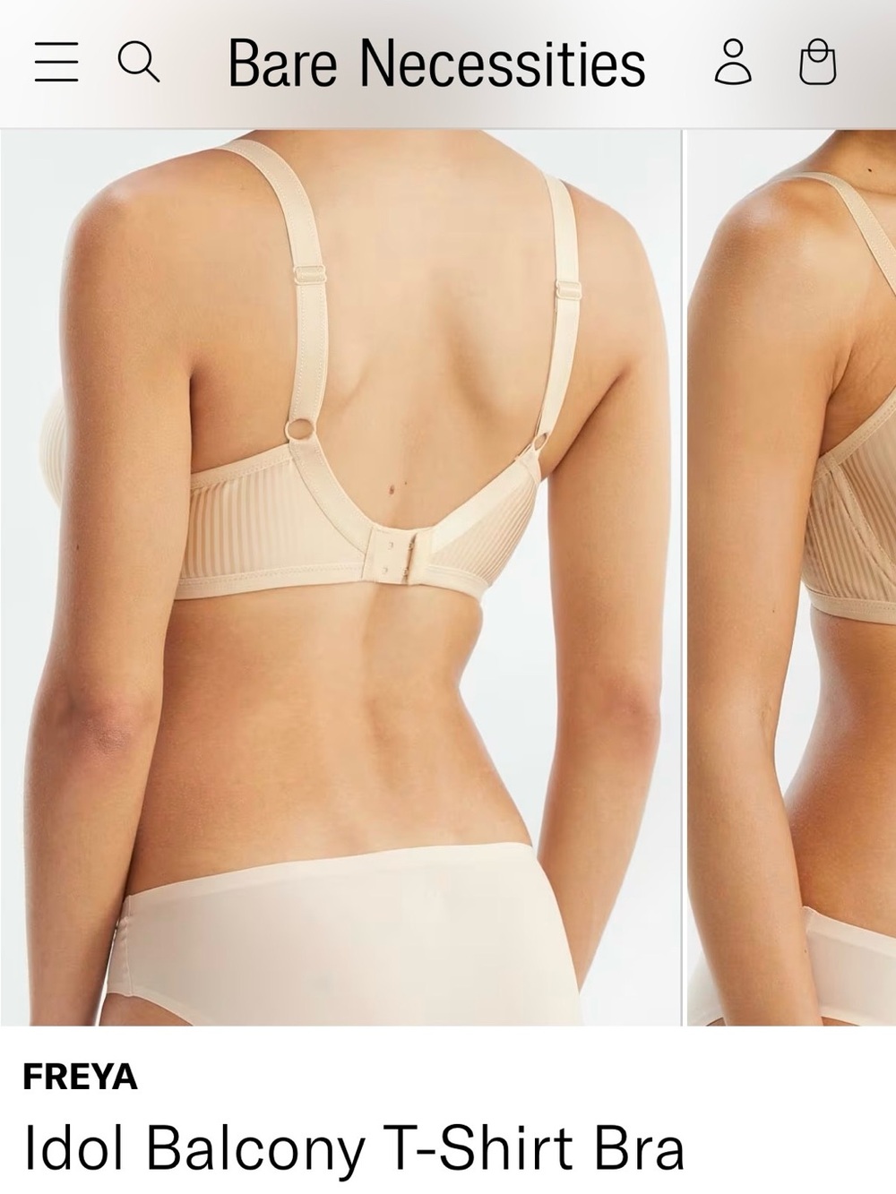 Freya Idol Nude Balconette T-Shirt Bra - Picture 5 of 8